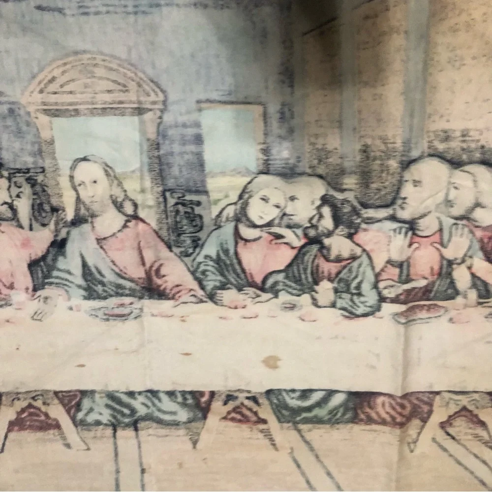The Last Supper vintage tapestry